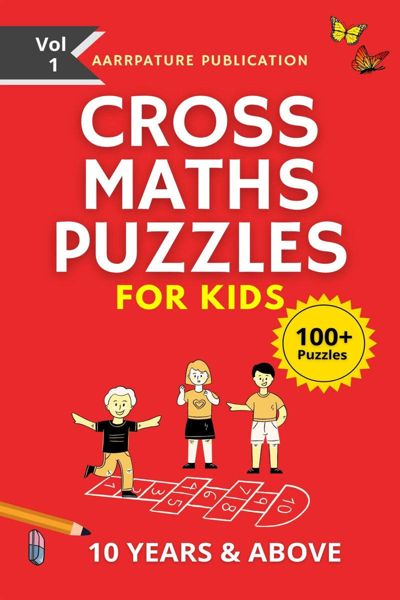 Cross Maths Puzzles For Kids - 100+ Puzzles